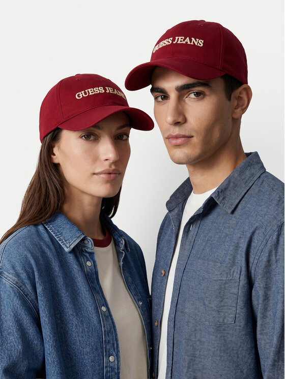 Guess Jeans Шапка с козирка Guess Jeans CWBEO-GJ-U3-007-SS26 Бордо