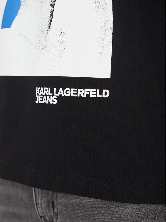 Karl Lagerfeld Jeans Karl Lagerfeld Jeans Футболка A2M17036 Чорний Regular Fit