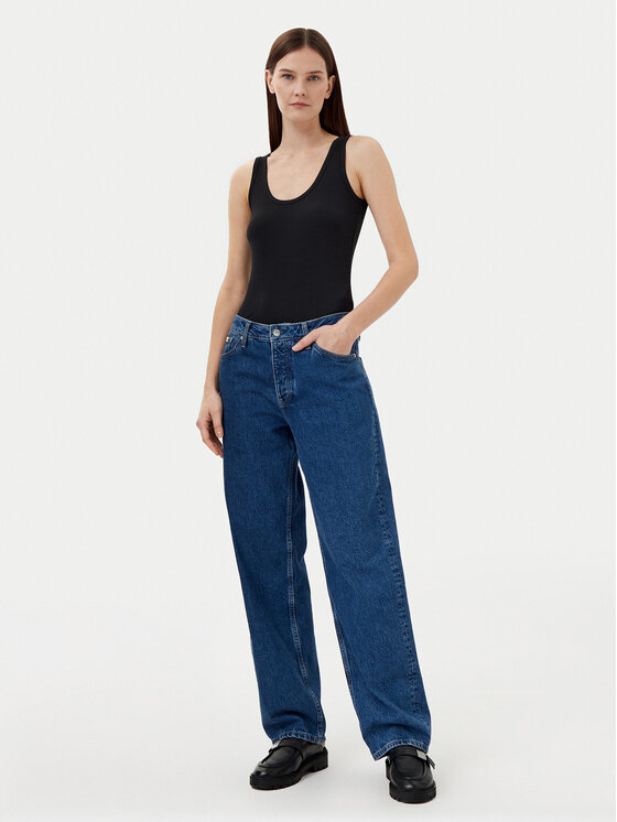 Calvin Klein Calvin Klein Top K20K208246 Crna Slim Fit