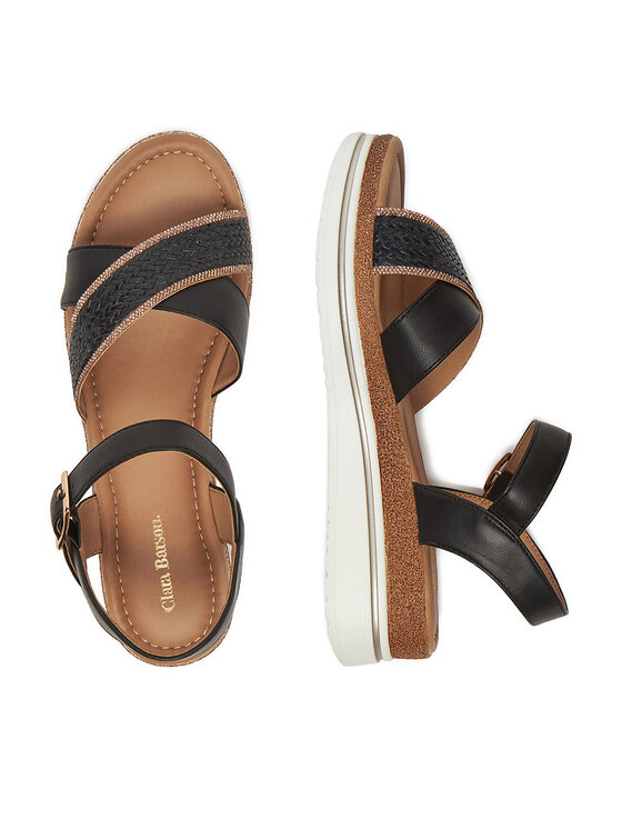 Clara Barson Босоніжки Clara Barson WS2506-05 Чорний