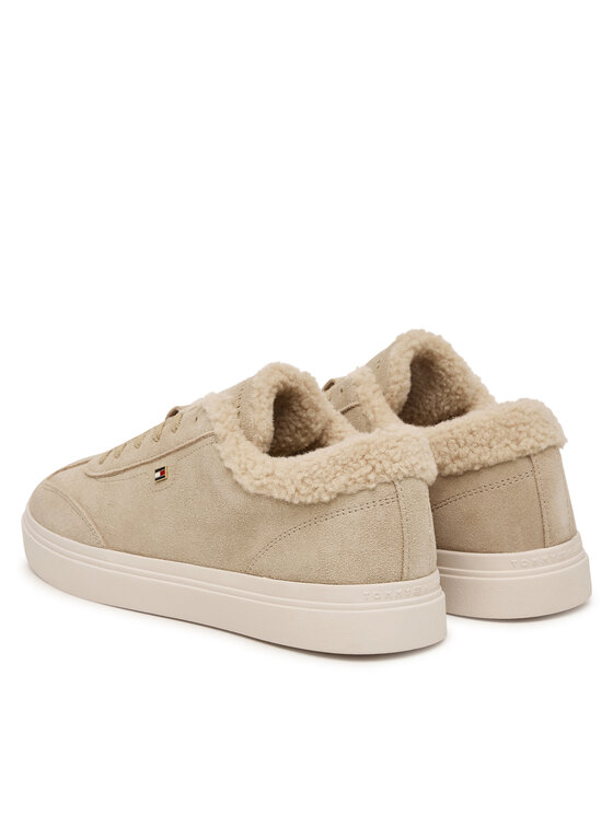 Tommy Hilfiger Sneakersy Tommy Hilfiger Th Chic Cupsole Wl FW0FW09597 Beżowy jasny