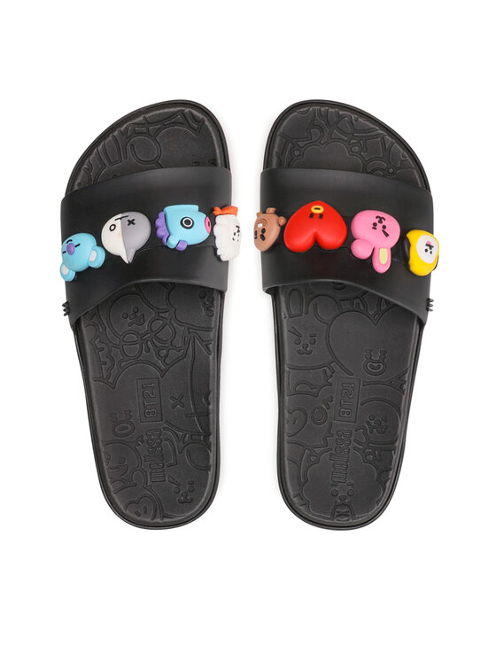 Melissa Чехли Melissa Melissa Beach Slide Next Gen + 33398 Черен