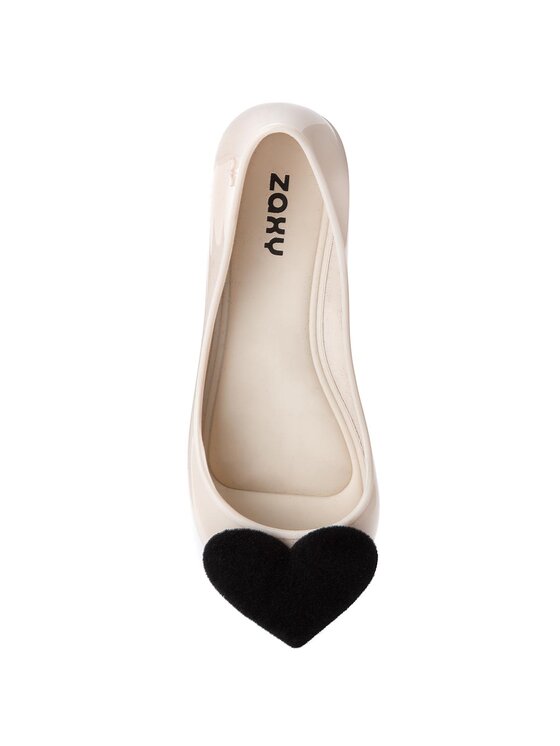 Zaxy Μπαλαρίνες Zaxy New Pop Heart Fem 82540 Μπεζ
