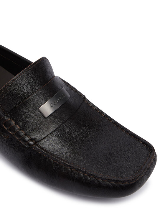 Calvin Klein Mokasinai Calvin Klein Driver Hdw Lth HM0HM02264 Tamsiai ruda
