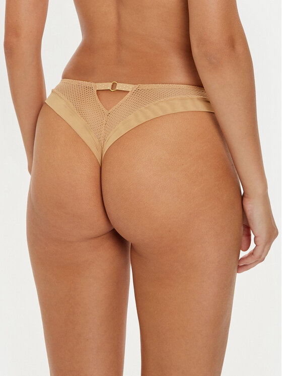 Chantelle Chantelle Tangas Fleurs Si C12Q90 Beis