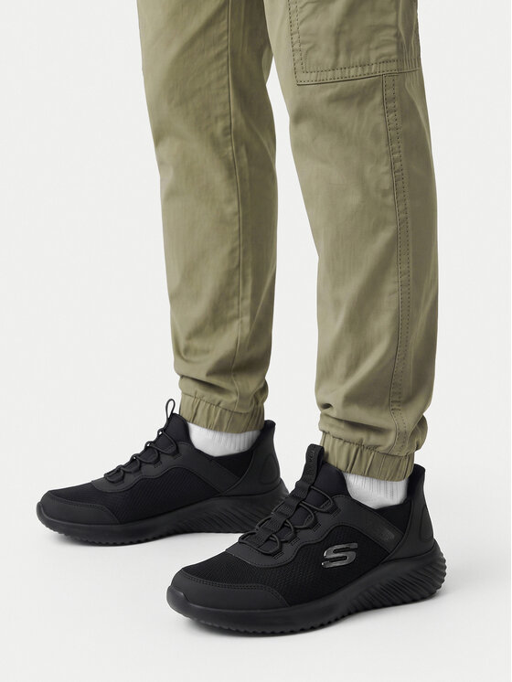 Skechers Sneakersy Skechers CEO-Slipins: Bounder Brisk 403822L BBK Čierna