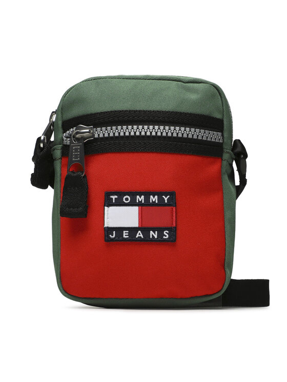 Tommy Jeans Torbica za okrog pasu Tommy Jeans Tjm Heritage Reporter AM0AM11159 Zelena