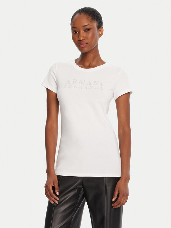 Armani Exchange Armani Exchange Футболка XW001349 AF17173 U0002 Білий Regular Fit