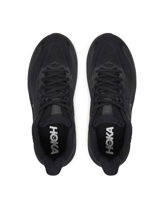 Hoka Bėgimo batai Hoka Clifton 10 Wide Juoda