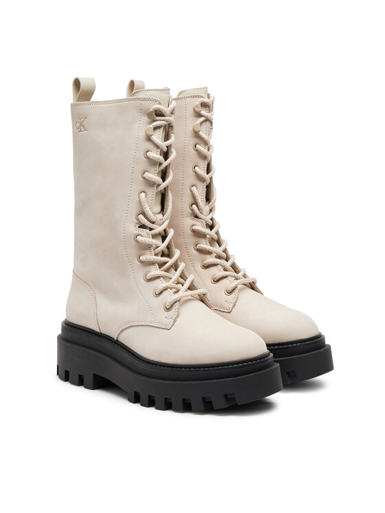 Calvin Klein Jeans Outdoorová obuv Calvin Klein Jeans YW0YW01683 Béžová