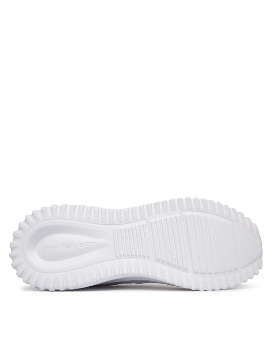 Calvin Klein Jeans Сникърси Calvin Klein Jeans Eva Runner Laceup Sock Mat Mix YW0YW02064 Бял