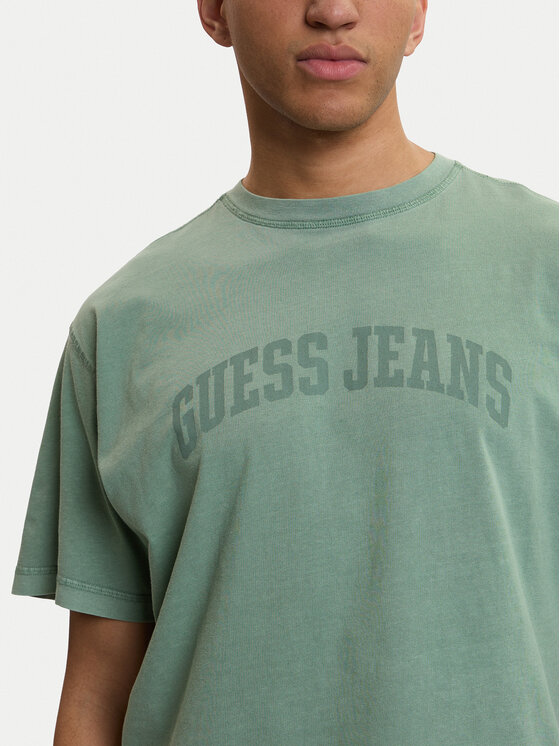 Guess Guess Футболка M6GIB6 K8FQ4 Зелений Regular Fit