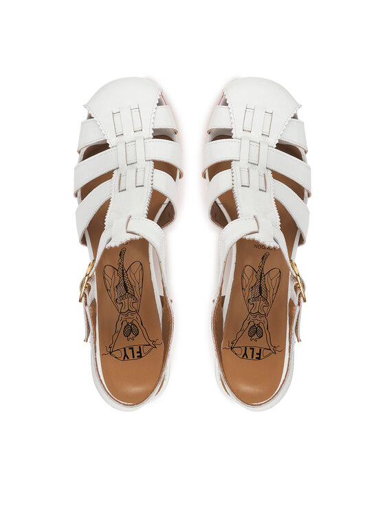 Fly London Σανδάλια Fly London Evitfly P145452 Λευκό