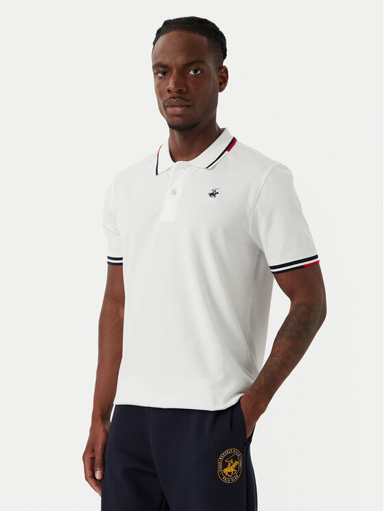 Beverly Hills Polo Club Beverly Hills Polo Club Polo P-SS26M-P2525 Blanco Regular Fit