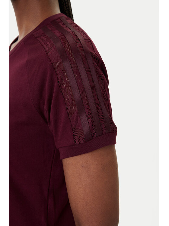 adidas adidas Camiseta Lace Cali KC6453 Guinda/burdeos Regular Fit