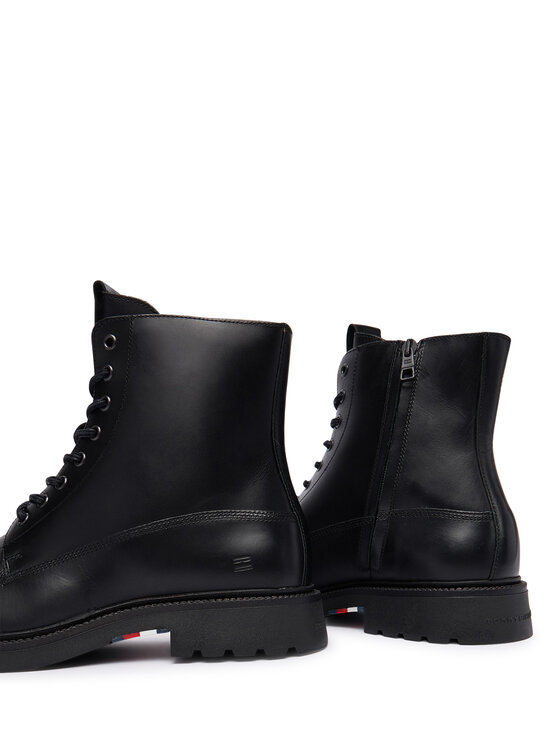 Tommy Hilfiger Kozačky Tommy Hilfiger Comfort Lwt FM0FM05593 Černá