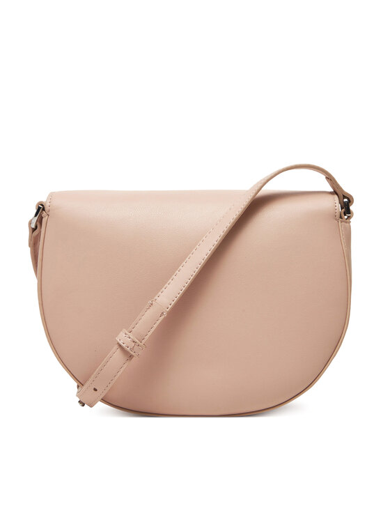 Calvin Klein Дамска чанта Calvin Klein Ck Hw Crossbody Saddle Bag K60K613236 Розов
