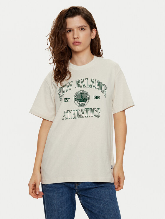 New Balance New Balance Camiseta WT43548 Marrón Oversize