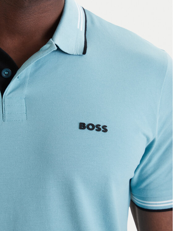 BOSS BOSS Polo Paul 50506193 Verde Slim Fit