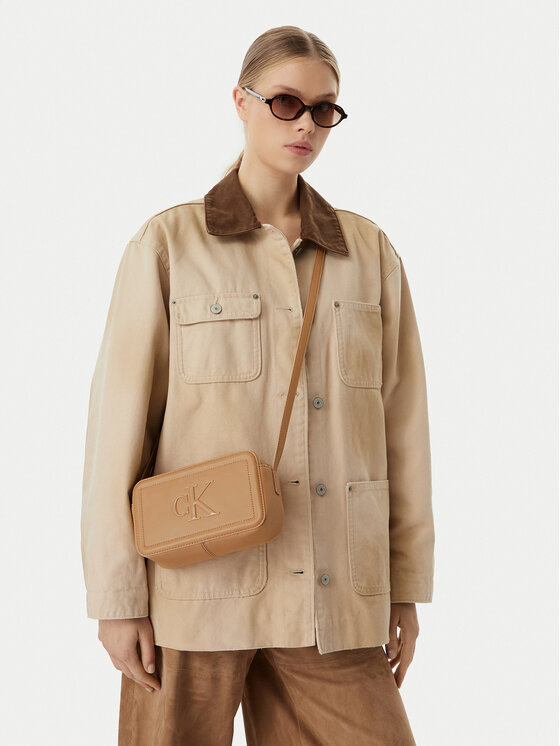 Calvin Klein Torbica Calvin Klein Bold Ck Camera Bag  LV04F3220G Bež