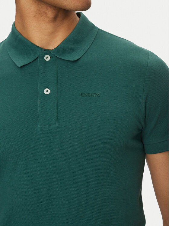 Geox Geox Polo M5511B T3240 F3221 Πράσινο Regular Fit
