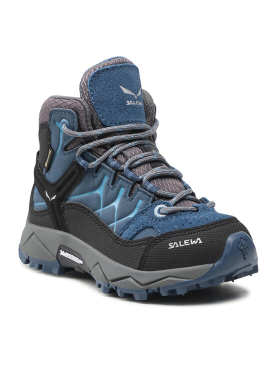 Salewa Trekingová obuv Salewa Jr Alp Trainer Mid Gtx GORE-TEX 64010-0365 Modrá