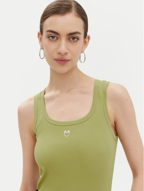 PINKO PINKO Топ Calcolatore 100807 Зелений Regular Fit