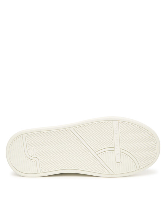 Tommy Hilfiger Sneakersy Tommy Hilfiger Low Cut Velcro T1X9-34338-1355 S Bílá