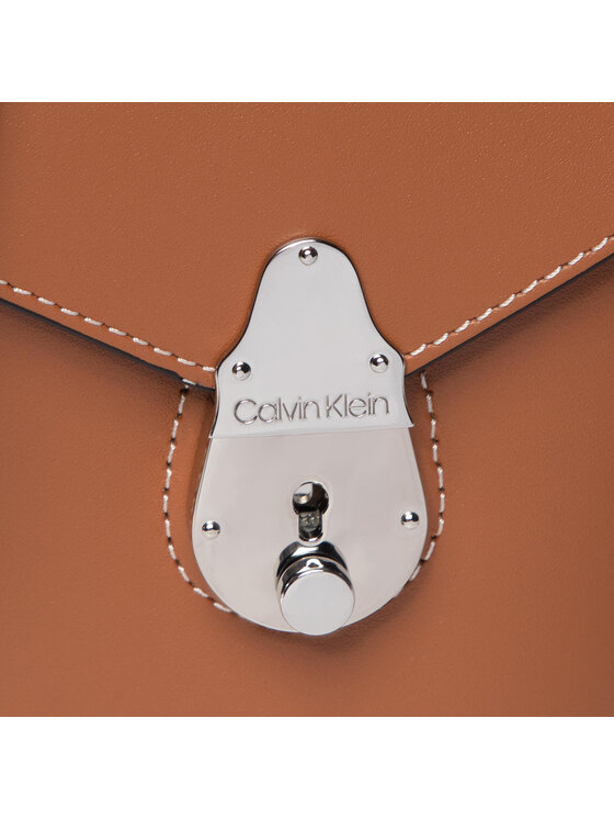 Calvin Klein Geantă Calvin Klein Lock Bucket Micro K60K606331 Maro