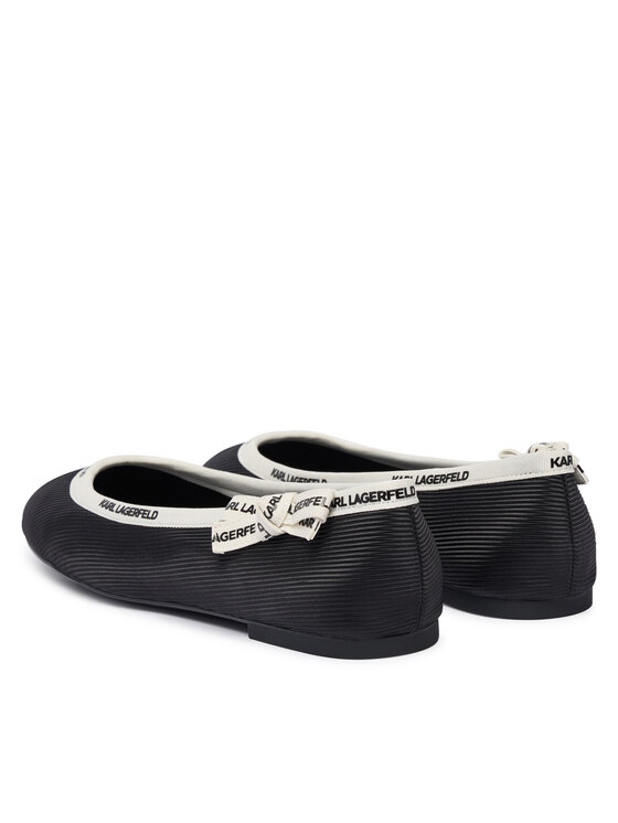KARL LAGERFELD Балетки KARL LAGERFELD Karo KL40129 Чорний