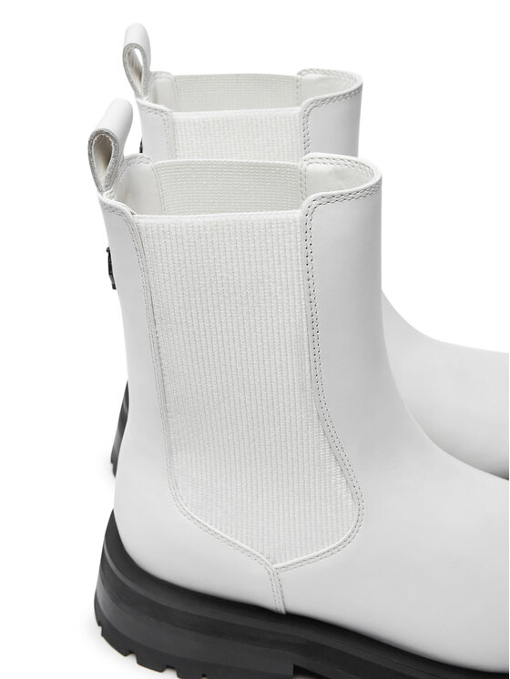 DKNY Členková obuv s elastickým prvkom DKNY Rianne Chelsea K3471540 Biela