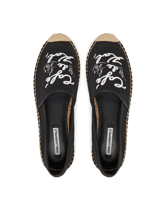 KARL LAGERFELD Espadrilky KARL LAGERFELD KL81125 Čierna