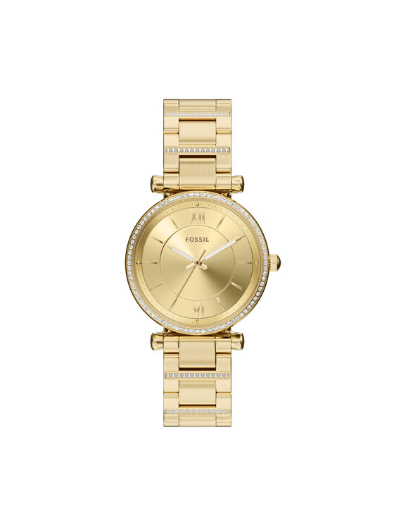Fossil Hodinky Fossil Carlie ES5465 Zlatá