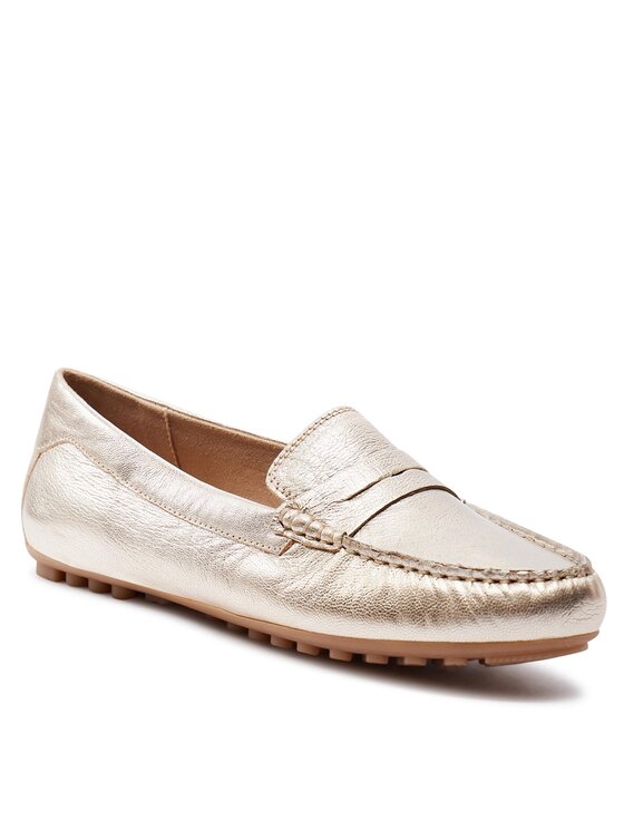 Caprice Mokasíny Caprice 9-24651-42 Zlatá