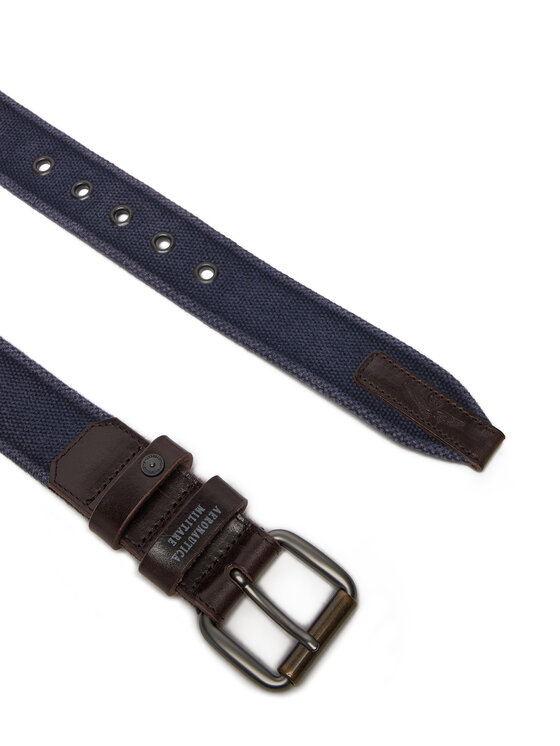 Aeronautica Militare Cinturón para hombre Aeronautica Militare 252CI0315UCT04246 Azul marino