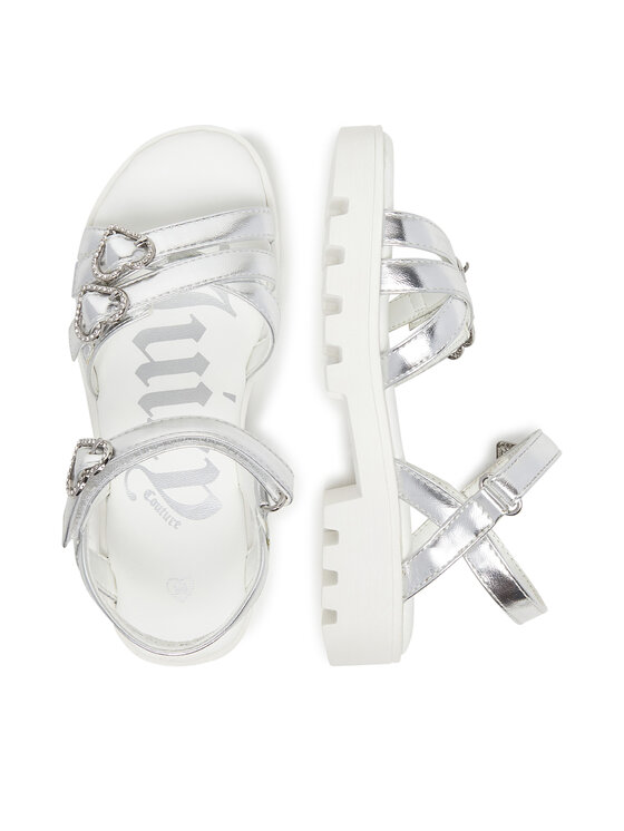 Juicy Couture Sandále Juicy Couture CS6278-06 Strieborná