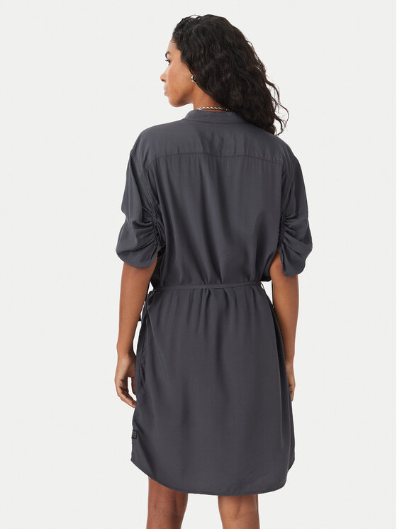G-STAR G-Star Raw Kasdieninė suknelė D29019-D724 Tamsiai pilka Regular Fit