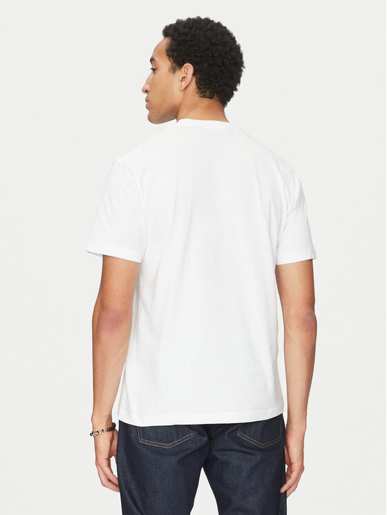 Just Cavalli Just Cavalli T-shirt 78OAHT14 Bianco Regular Fit