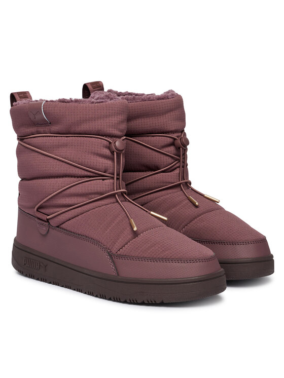 Puma Μπότες Χιονιού Puma Snowbae Wns 393920 Σκούρο καφέ