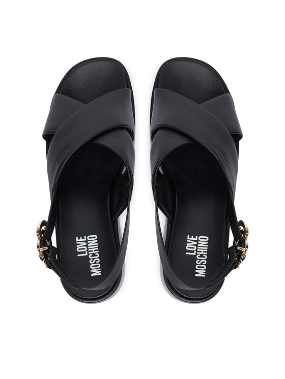 LOVE MOSCHINO Босоніжки LOVE MOSCHINO JA16137I0OIA0000 Чорний