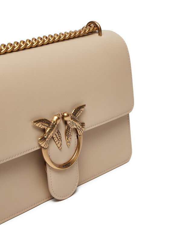 PINKO Soma Pinko Love One Classic Dc AI 24-25 PLTT 100941 A0F1 Bēšs