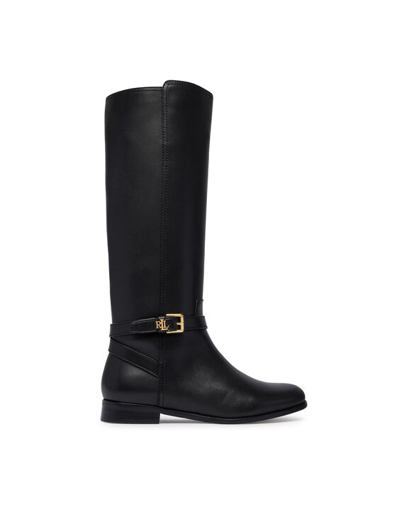 LAUREN RALPH LAUREN Botas de equitación LAUREN RALPH LAUREN Brooke II Calfskin Tall Boot 802974383004 Negro