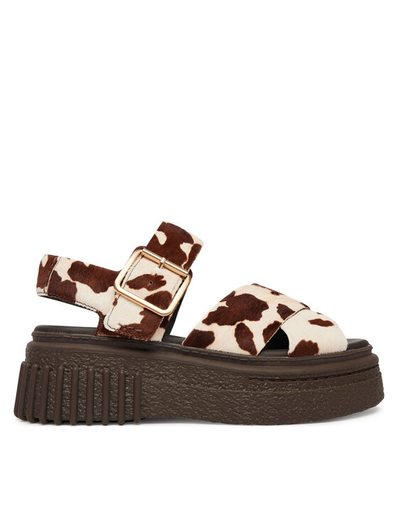 Clarks Босоніжки Clarks Evamar Wish 26185891 Коричневий