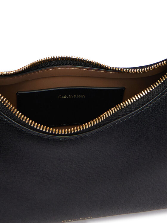 Calvin Klein Borsetta Calvin Klein Foil Logo Small Shoulder Bag LV04F3890G Nero
