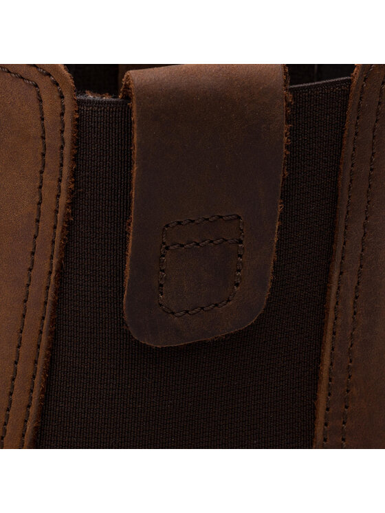 Camel Active Kotníková obuv s elastickým prvkem Camel Active Chelsea 361.15.03 Hnědá