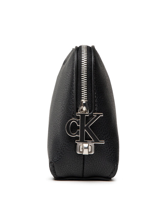 Calvin Klein Jeans Pochette per cosmetici Calvin Klein Jeans Minimal Monogram Cosmetic Pouch K60K608965 Nero