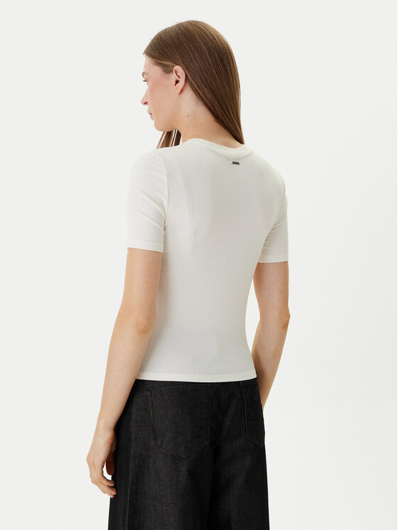 Calvin Klein Calvin Klein Camiseta LV044D246G Écru Slim Fit