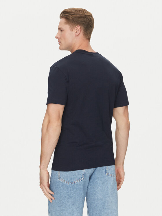 Calvin Klein Calvin Klein Majica K10K112749 Mornarsko modra Comfort Fit
