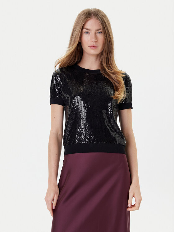 Guess Guess Jersey W5YR21 Z3E70 Negro Regular Fit
