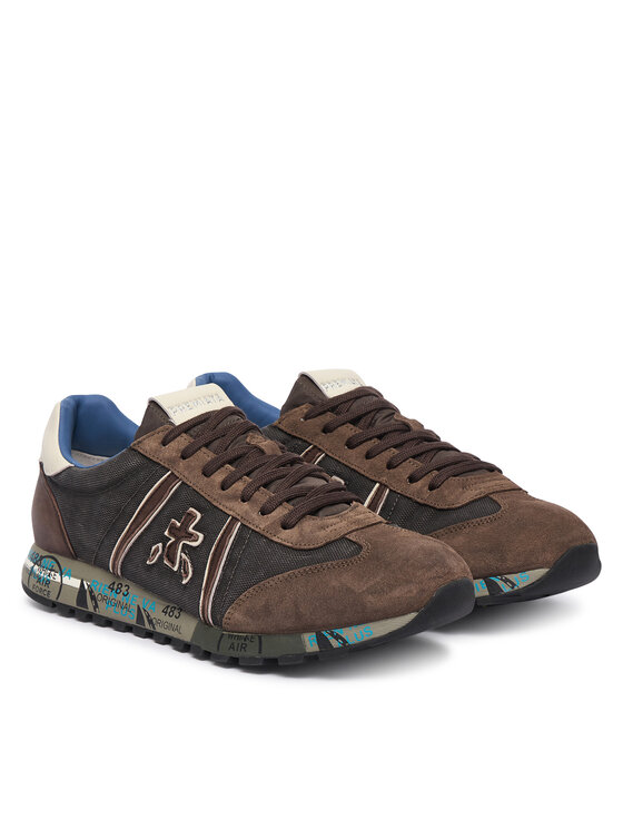 Premiata Sneakersy Premiata Lucy Var 8402 Brązowy ciemny